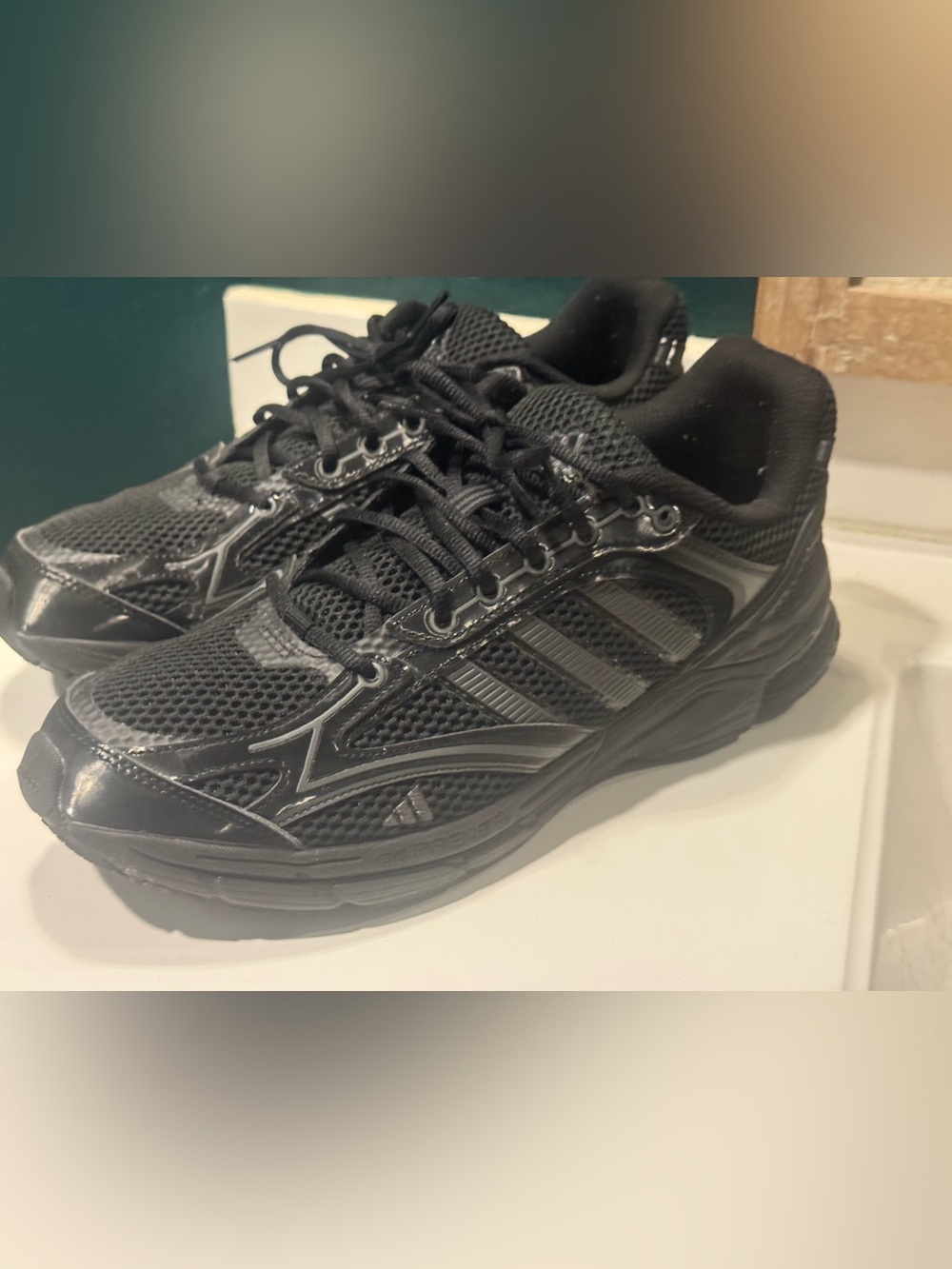 Adidas Men's Black Athletic Running Shoes - Size 12